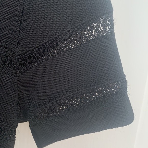 French Connection Black Body-Con Mini Dress Size 4 - Picture 4 of 13